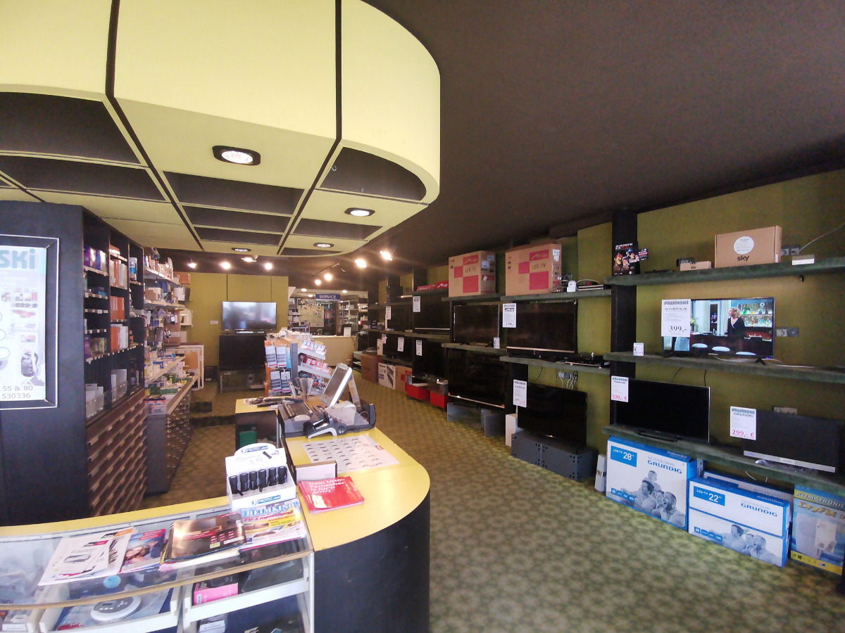 Teilansicht des Geschäftes